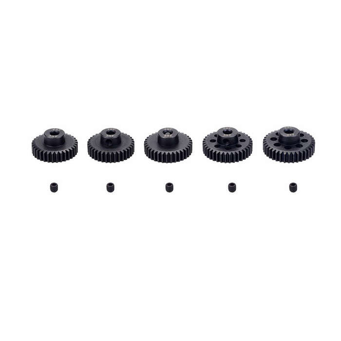 5PCS 48DP 33T 34T 35T 36T 37T Metal Pinion Motor Gear for 3.175mm Shaft 1/10 RC Car Engine