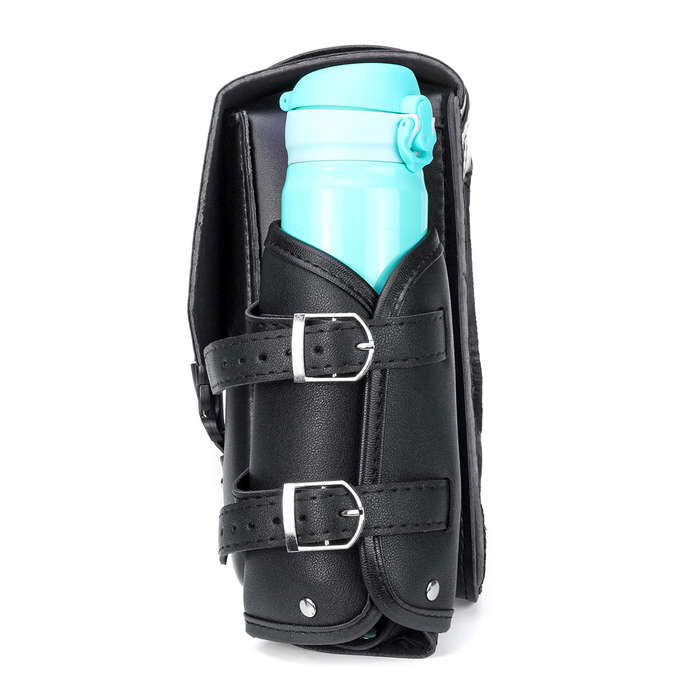 Left - Motorcycle Saddle Bag PU Leather Waterproof Saddlebags Black Left/Right Side For Harley David