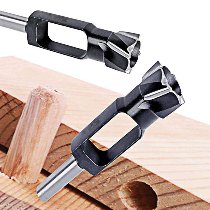 12mm - 12mm Woodworking Drill Bit 13mm Shank Carbon Steel Tapered Snug Plug Cutter