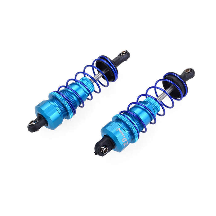 Blue - 2PCS ZD Racing 7358 Alloy Oil Filled Front Shock Damper Absorber for 1/10 HSP Redcat Hongnor