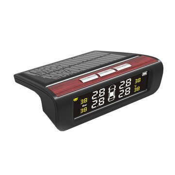 Car TPMS Solar Tire Pressure Monitoring System External English Version with Four Sensors