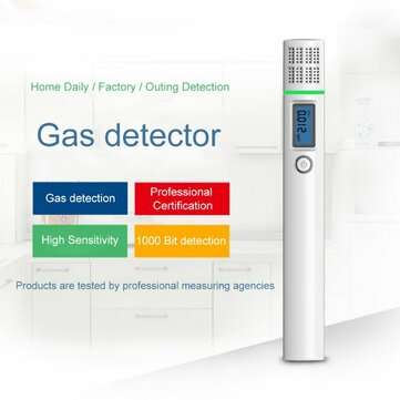 B05 Portable LED Gas Analyzer Combustible Gas Detector Flammable Natural Gas Leak Location Determine