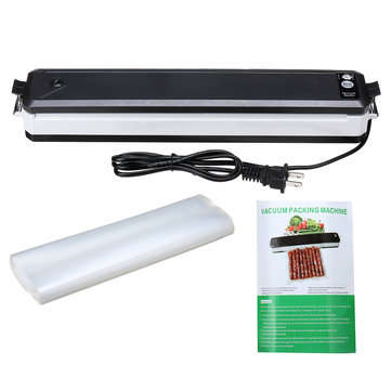 Portable Vacuum Packing Machine Household Vacuum Sealer Food Meal Fresh Packaging ... (PLUG: AUPLUG)