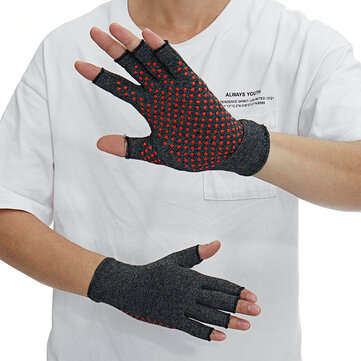 1 Pair Compression Arthritis Gloves Arthritic Joint Pain Relief Hand Gloves Therapy Open Fingers Com