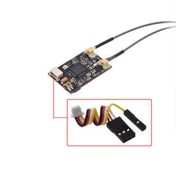 AGFRC MRFS01 2.4G FASST Mini Receiver Compatible SBUS RSSI Output for Mini RC Drone FPV Racing