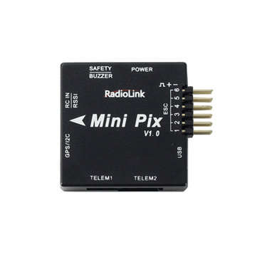 Radiolink Mini PIX V1.0 F4 Flight Controller STM32F405 MPU6500 With Barometer Compass for RC Drone F