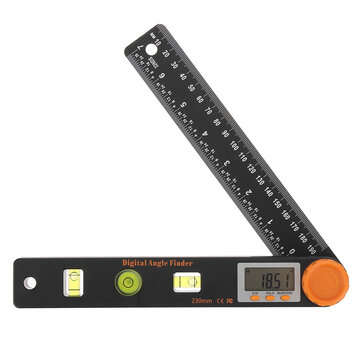 4 In1 Digital Protractor Angle Ruler Spirit Level Universal Level Ruler Woodworking Electronic Angle
