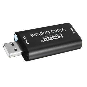 4K 1080P HD Video Capture Card USB2.0 to HDMI Video Capture Box Recorder for Gaming Live for Youtube