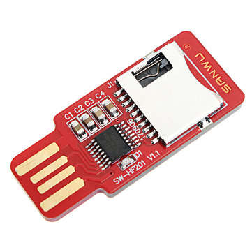 5pcs SANWU HF201 Readable And Writeable TF Card Reader Micro SD Card / Mobile Phone Memory Card T-Fl