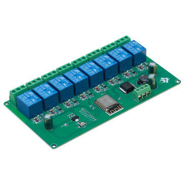 5V/7-28V Power Supply 8 Channel ESP8266 WIFI 8-way Relay Module ESP-12F Development Board Secondary