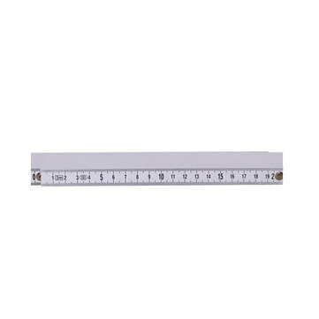 TP 2M Plastic Folding Ruler Straight Ruler Double Scale 10 Locking Joints 200cm Portable Carpenter M