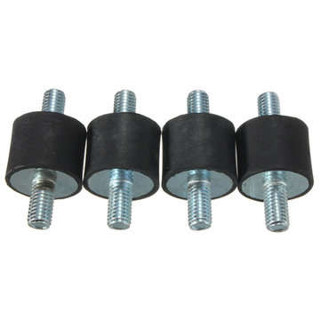 4pcs M8 20x25mm Rubber Shock Absorber Rubber Vibration Isolator Mounts