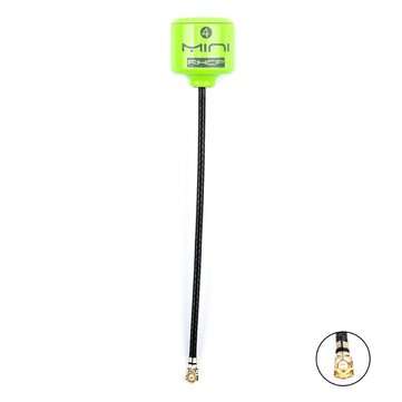 Lollipop Mini 4 RHCP FPV Antenna 2.8dBi High Gain SMA/RP-SMA/MMCX/UFL... (COLOR: GREEN | MODEL: UFL)
