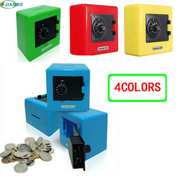 NEW Candy Colors Coin Safe Box Money Piggy Bank Security Password Chewing Cash Bo... (COLOR: YELLOW)