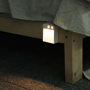 LED Motion Sensor Night Light Automatic Turn On /  Off Human Movement Sense Lamp