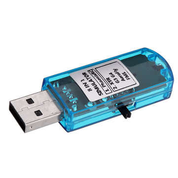 8 IN 1 RC USB Flight Simulator Dongle for Phoenix/G7/DRL/DCL/Freerider/Liftoff Compatible FlySky Rad