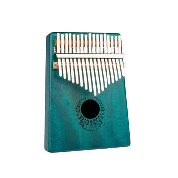 NAOMI 17 Keys Kalimba Solid Wood Thumb Piano Portable Mahogany Keyboard Instrument African Calimba F