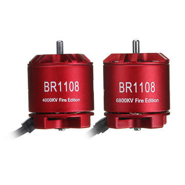 Racerstar 1108 BR1108 Fire Edition 4000KV 6800KV Brushless Motor For RC Drone FPV Ra... (KV: 4000KV)