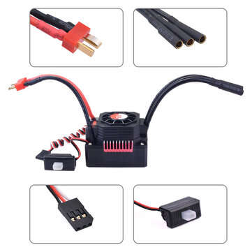 SURPASS HOBBY KK 3650 Brushless Motor 4500KV 60A Brushless ESC 6KG Metal Gear Digital Servo RC Car P