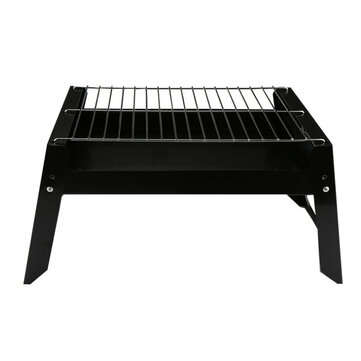 17.55x8.58x8.39in Folding BBQ Grill Stove Stainless Barbecue Charcoal Grill Outdoor Camping BBQ Pati
