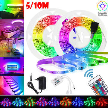 16FT/5M 32FT/10M 2835 RGB LED Strip Light+WiFi Controller Work with G... (LENGTH: 5M | PLUG: EUPLUG)