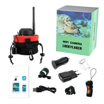 LUCKY FF3309 Fishing Finder 5200mAh 80m Wireless Fishing Finder Portable WIFI Portable Underwater So