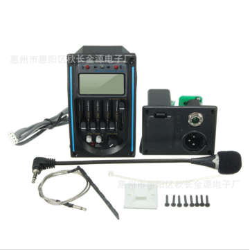 Folk Music Electric Box Pickup Classical Guitar Electric Box Pickup with Microphone Playing Board