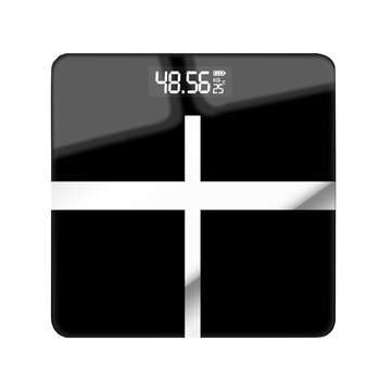Smart Weight Scale LED Screen Digital APP Bluetooth Body Fat Weighing Scale (TYPE: A)