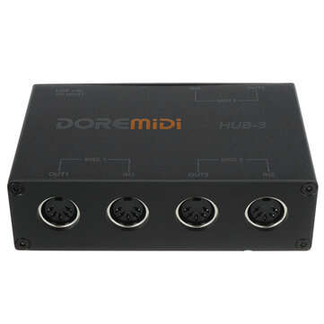 DOREMiDi HUB-3 MIDI 3X3 Box USB MIDI Interface MIDI Box MIDI Controller Adapter Converter