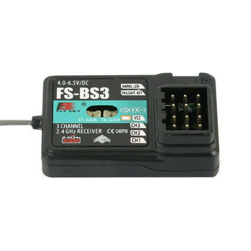 Flysky FS-BS3 Receiver with Stabilization System for FS-GT2 FS-GT2B FS-GT3B RC Transmitter