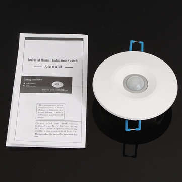 360 Infrared IR Ceiling Wall Recessed Motion Sensor Detector Auto Light Switch