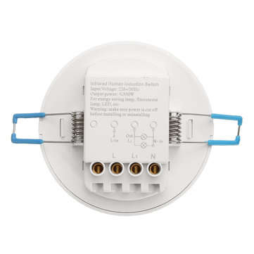 360 Infrared IR Ceiling Wall Recessed Motion Sensor Detector Auto Light Switch