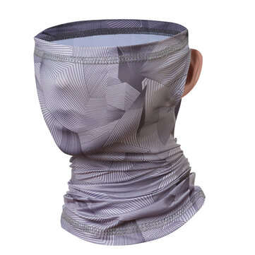Breathable Ice Silk UV Protection Neck Gaiter Half Face Cover Sunscre... (DESIGN FOR OUTDOOR: TYPE5)