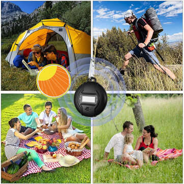 Solar Ultrasonic Anti Mosquito Tools Electronic Bug Insect Mosquito Repeller Portable Compass For Ou
