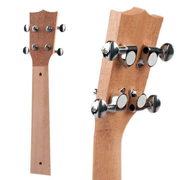 NAOMI DIY Ukulele 26 Inch Ukelele Hawaii Guitar DIY Kit Sapele Wood Body Rosewood Fingerboard W/ Peg