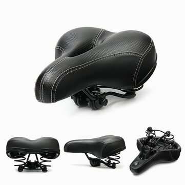 Bicycle Cycling Big Bum Saddle MTB Bike Seat Wide Soft Pad Comfort Road Bike Cushion Mountain Bike S