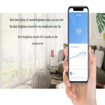 Bakeey Smart Home WIFI Zi-Bee Illumination Sensor Gateway Smart WiFi Brightness Sensor Work with Sma