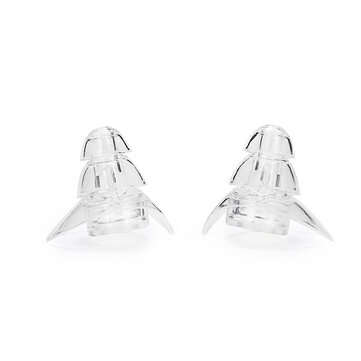 Waterproof Reusable Noise Canceling Ear Plugs for Sleeping Swimming Earplugs H... (COLOR.: CLEAR)