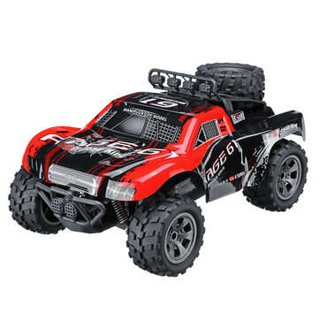 KYAMRC 1885A 1/18 2.4G RWD 18km/h Rc Car Electric Monster Truck Off-Road Vehicle RT... (COLOR.: RED)