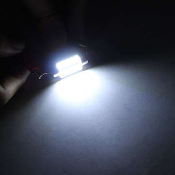 36MM 4014 12SMD Festoon Dome LED Light Interior Reading Bulb 12 ~24V DC Non-polar with Radiating Fun