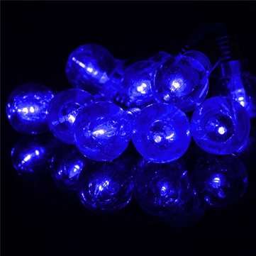 1.5M Colorful 10 LED Battery String Lights Bulbs Lamps Garden Wedding Party Fairy ... (COLOR.: BLUE)