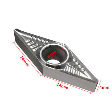 10pcs VCGT160408-AK H01 VCGT332-AK Carbide Inserts Lathe Tool for Aluminum