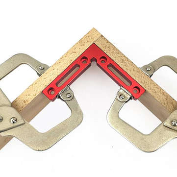 Drillpro Upgrade Aluminium Alloy 90 Degree 120x120mm Precision Clamping Square Woodworking L-Shaped