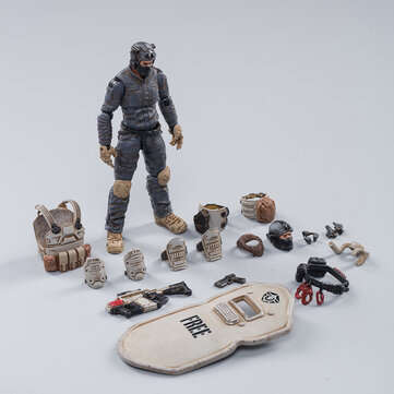 JOYTOY Action Figure Multi-joint Rotatable Free Truism 15th Moon Wolf Fleet Figure New Toy for Colle