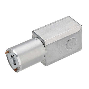 MACHIFIT JGY370 Worm Gear Motor DC 6V 55rpm Reduction Reversible Self-Locking Motor
