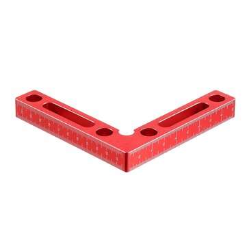 Drillpro Upgrade Aluminium Alloy 90 Degree 120x120mm Precision Clamping Square Woodworking L-Shaped