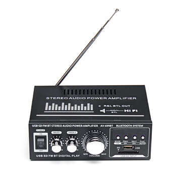 360W 110V/12V bluetooth Audio Stereo FM 2CH Amplifier Car Home USB SD MP3 US