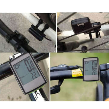 BIKIGHT Wireless Bicycle Computer HD LCD Display Mountain Bike Yardstick Waterproof Outdoor Cycling