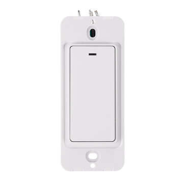AC100-120V White 120 Keys Mechanical Wifi Smart Switch Smart Speaker Voice Control Support Alexa