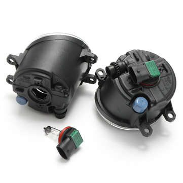 2Pcs Car Fog Lamp With Cover Frame H11 Light Bulbs Switch Wire Harness Relay Kit For Corolla 2011-20